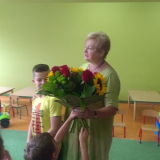 Wizyta w naszym przedszkolu Pani teatrolog Romy Ludwickiej
